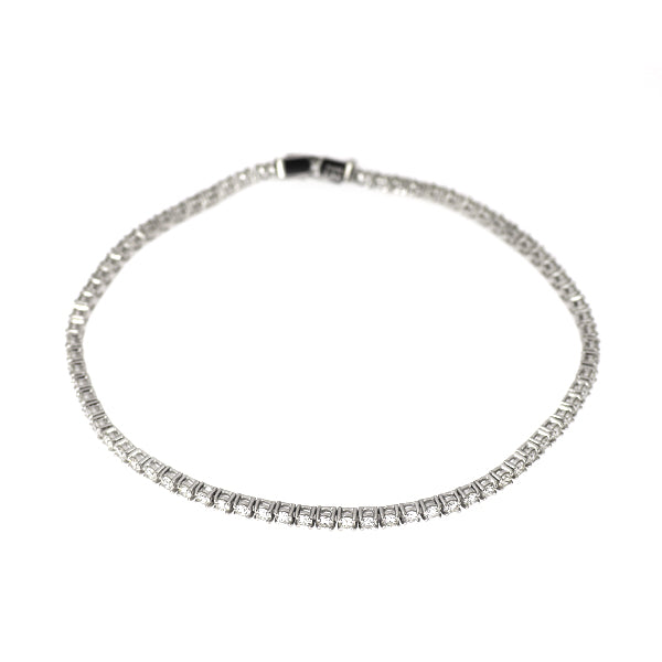 Pt950/ Pt850 H&C ダイヤモンド テニス ブレスレット 2.00ct