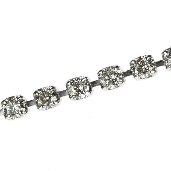 K18WG ダイヤモンド テニス ブレスレット 3.11ct