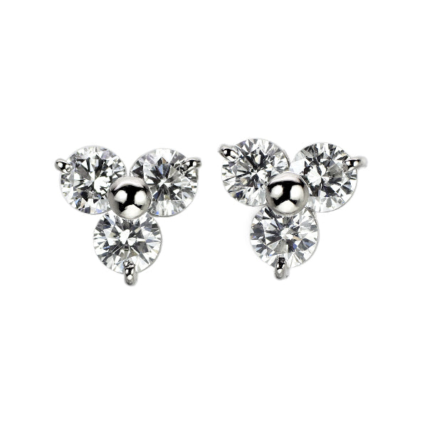 Pt900 ダイヤモンド ピアス 1.18ct