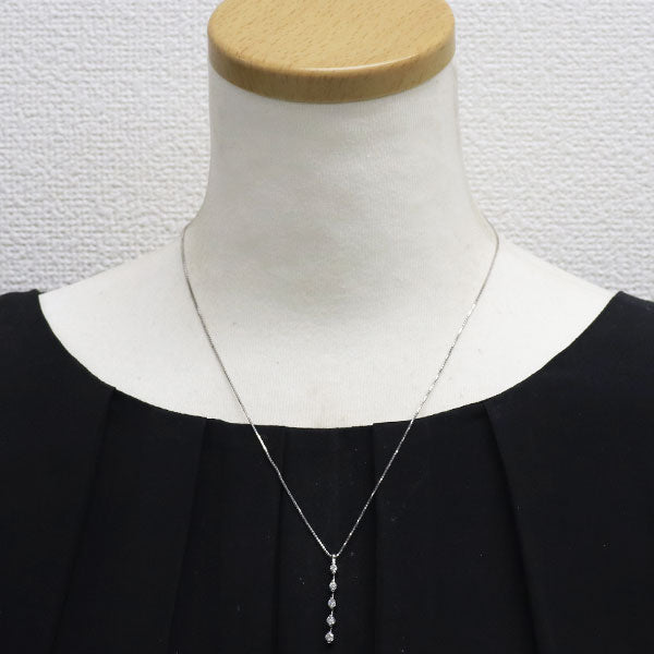 Pt850 H&C ダイヤモンド ペンダントネックレス 0.35ct