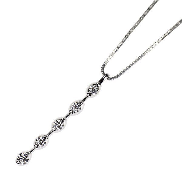 Pt850 H&C ダイヤモンド ペンダントネックレス 0.35ct