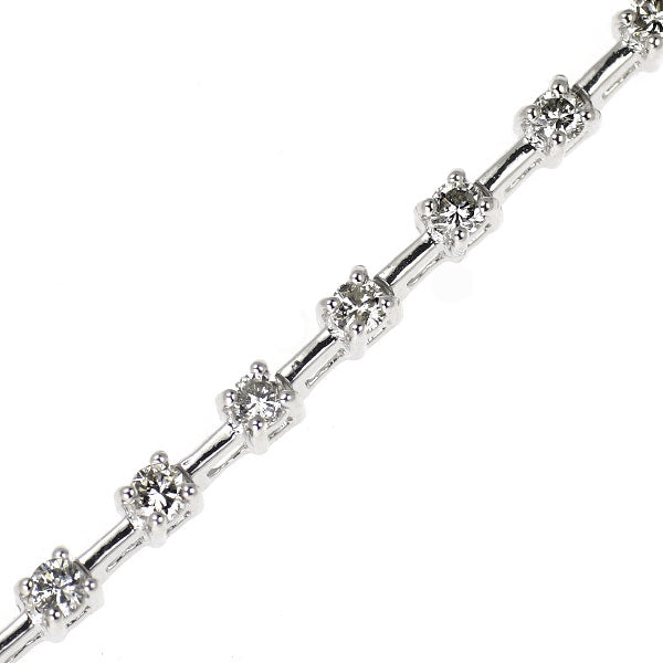K18WG ダイヤモンド テニス ブレスレット 1.00ct