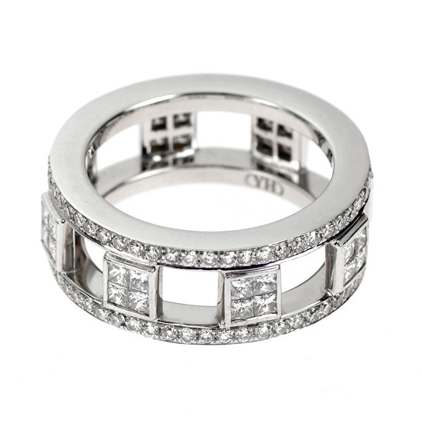 花井幸子 K18WG ダイヤモンド リング 2.25ct