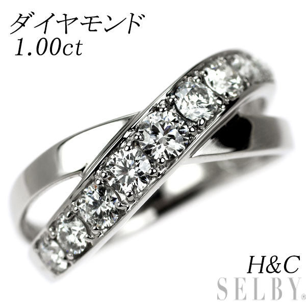 Pt900 H&C ダイヤモンド リング 1.00ct