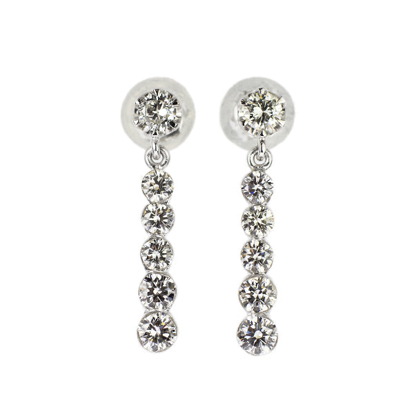 Pt900 ダイヤモンド ピアス 0.56ct