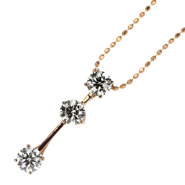 K18PG ダイヤモンド ペンダントネックレス 0.70ct