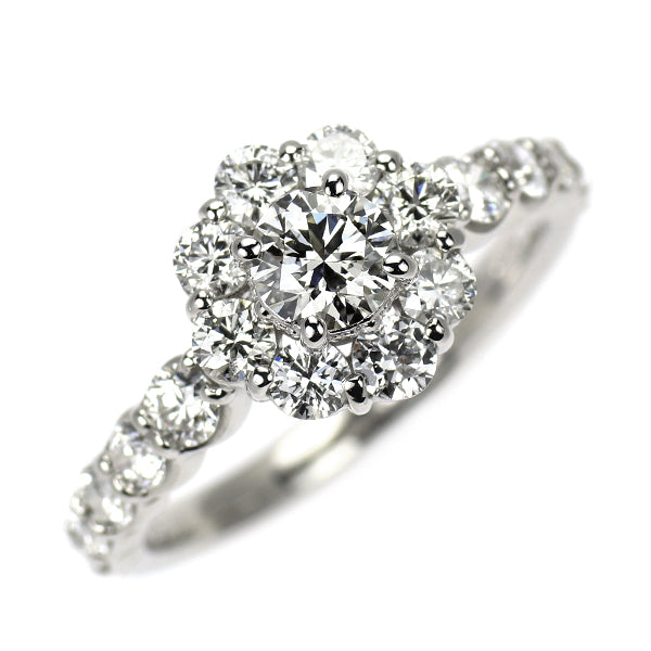 Pt900 ダイヤモンド リング 0.30ct J IF 3EX D0.86ct