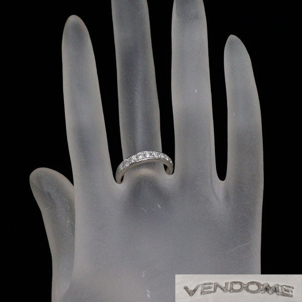 ヴァンドーム青山 Pt950 ダイヤモンド リング 0.48ct ハーフエタニティ