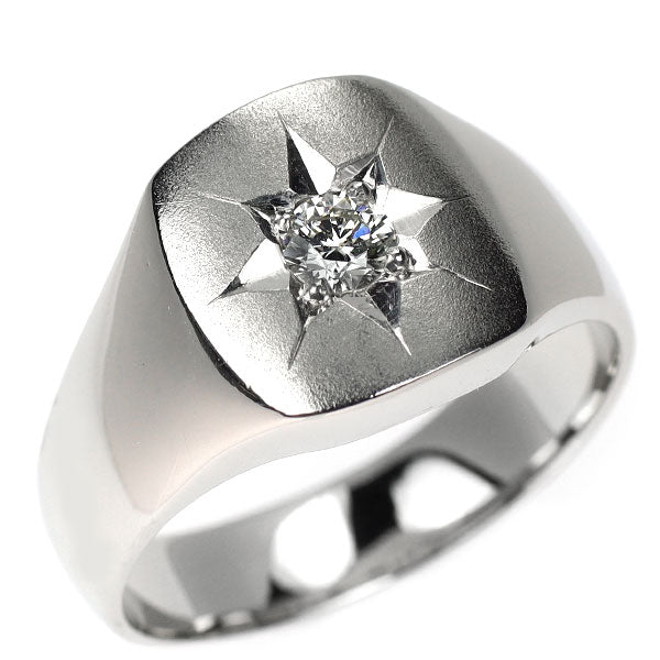 Pt900 ダイヤモンド リング 0.30ct 印台 — セルビーオンラインストア