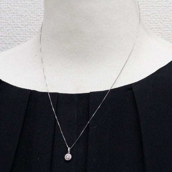 希少 Pt950/ Pt850 天然ピンクダイヤモンド ペンダントネックレス 0.176ct FP VS1 D0.20ct