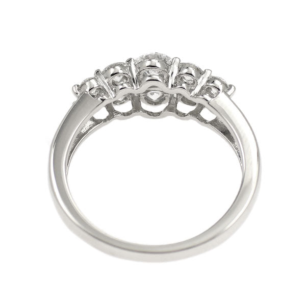 Pt950 ダイヤモンド リング 0.353ct D0.48ct