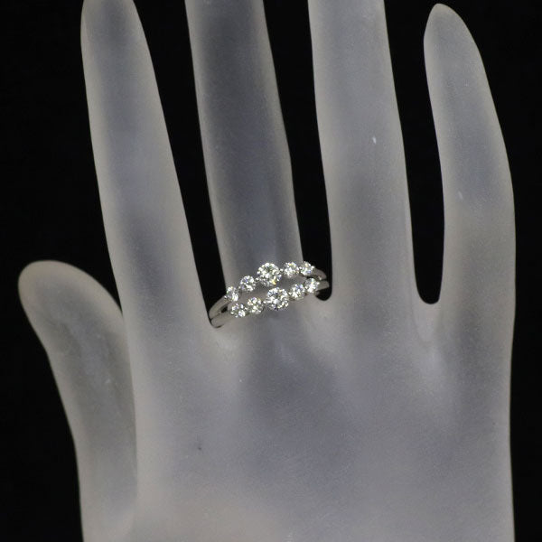 Pt950 ダイヤモンド リング 0.353ct D0.48ct