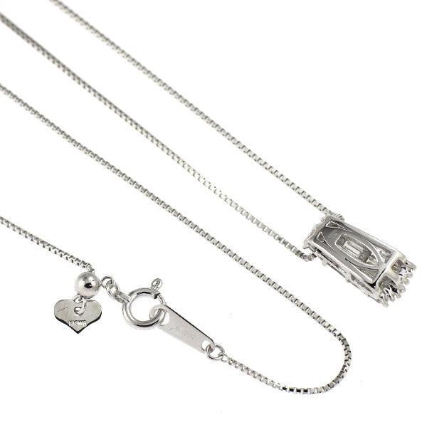 K18WG ダイヤモンド ペンダントネックレス 0.38ct