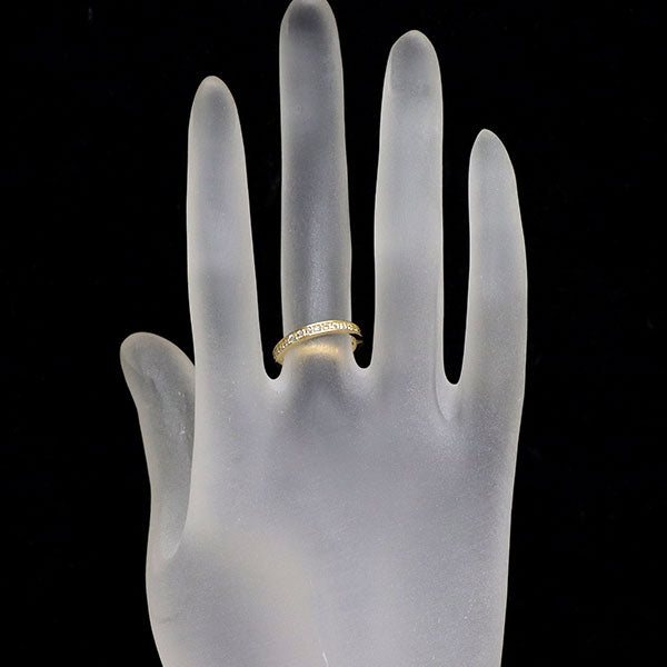 K18YG ダイヤモンド リング 0.50ct フルエタニティ