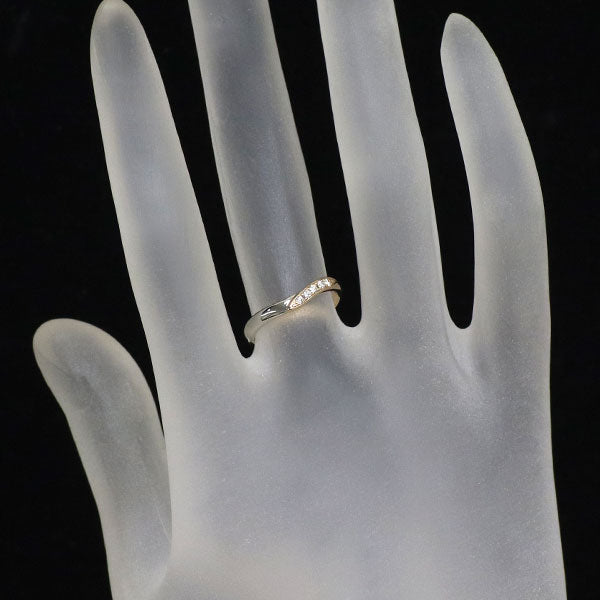 K18PG/ Pt950 ダイヤモンド リング 0.065ct