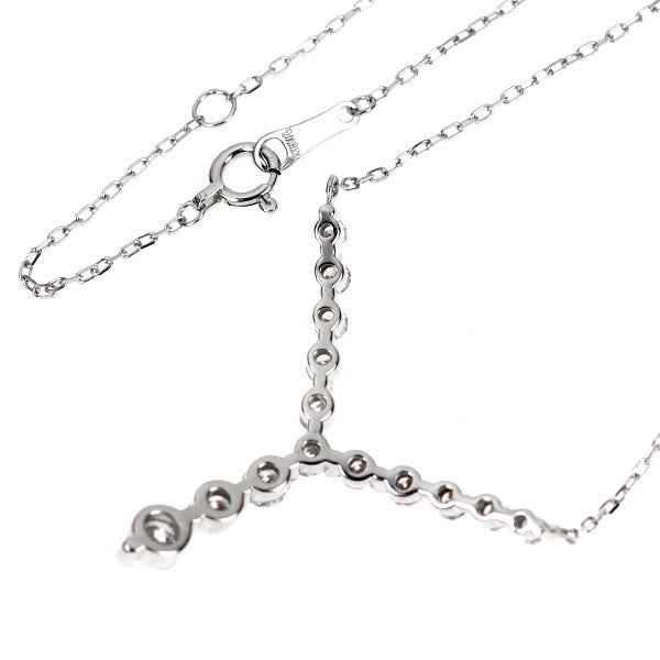 K18WG ダイヤモンド ペンダントネックレス 1.00ct