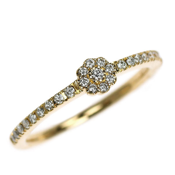 ベルシオラ K18YG ダイヤモンド リング 0.14ct
