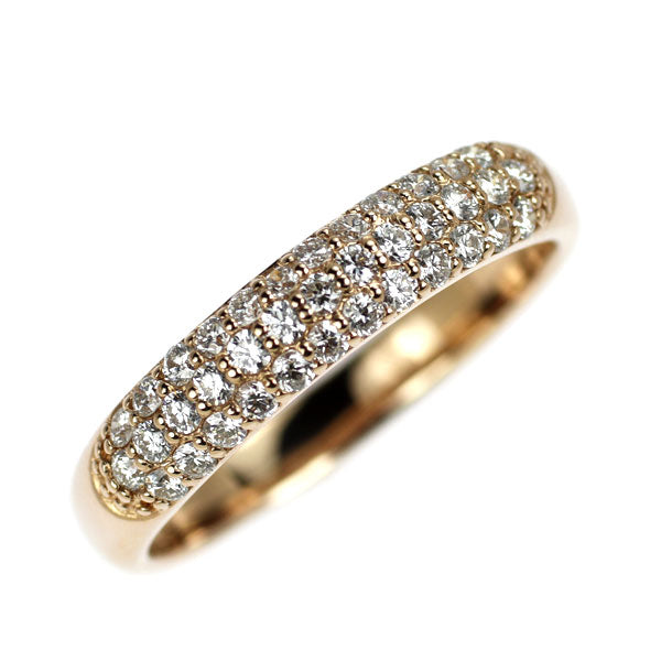 ポンテヴェキオ K18PG ダイヤモンド リング 0.40ct ピッコリーニ ラテ