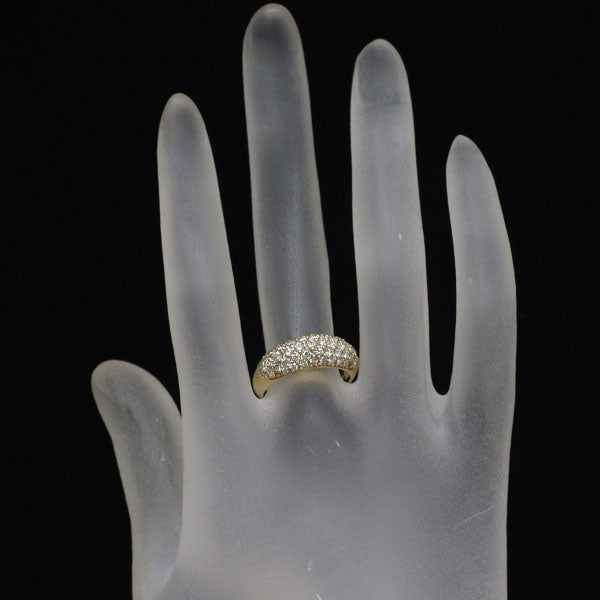 ポンテヴェキオ K18YG ダイヤモンド リング 1.02ct パヴェ