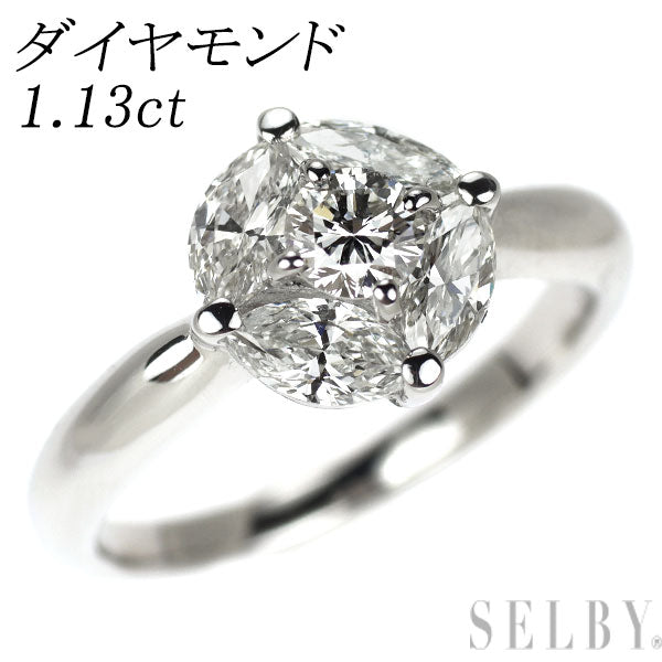 Pt900 ダイヤモンド リング 1.13ct