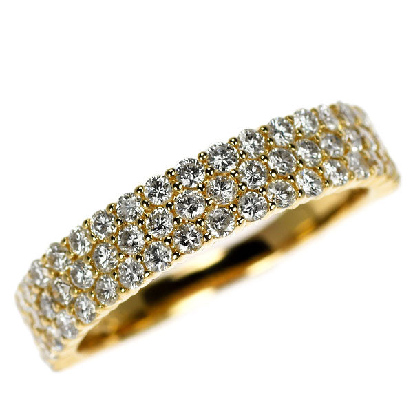 K18YG ダイヤモンド リング 1.00ct パヴェ