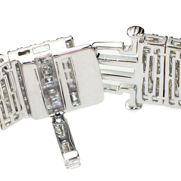 K18WG ダイヤモンド ブレスレット 14.71ct
