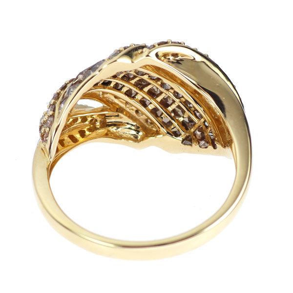 K18YG ダイヤモンド リング 2.50ct ミステリーセッティング