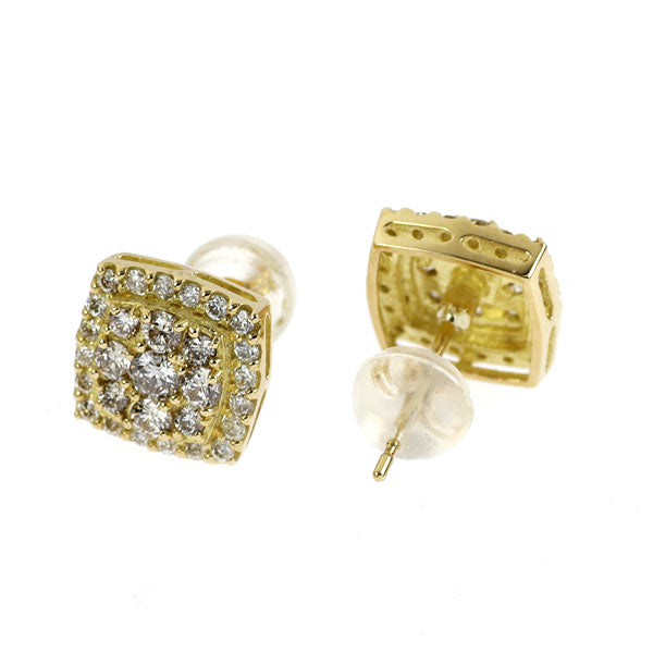 K18YG ダイヤモンド ピアス 0.70ct — セルビーオンラインストア