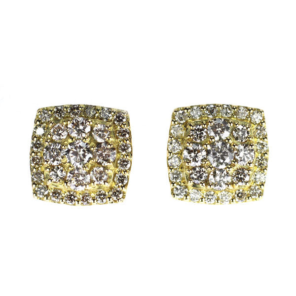 K18YG ダイヤモンド ピアス 0.70ct — セルビーオンラインストア
