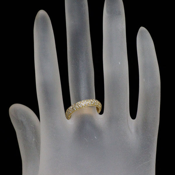 K18YG ダイヤモンド リング 1.10ct パヴェ フルエタニティ