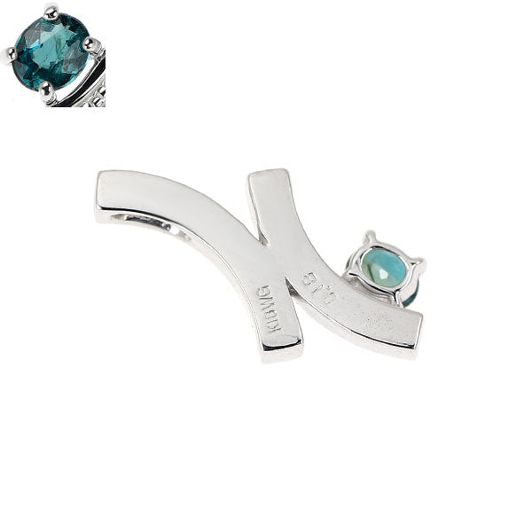 希少 K18WG アレキサンドライト ペンダントトップ 0.18ct