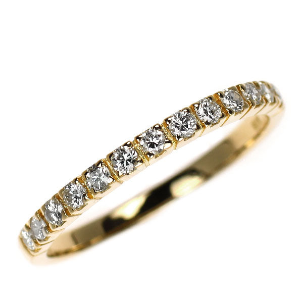 K18YG ダイヤモンド リング 0.27ct ハーフエタニティ