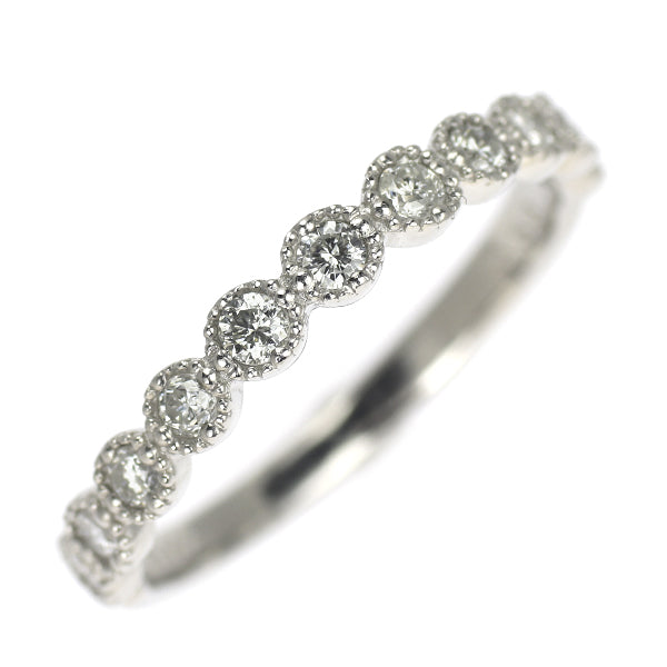 Pt900 ダイヤモンド リング 0.30ct ハーフエタニティ