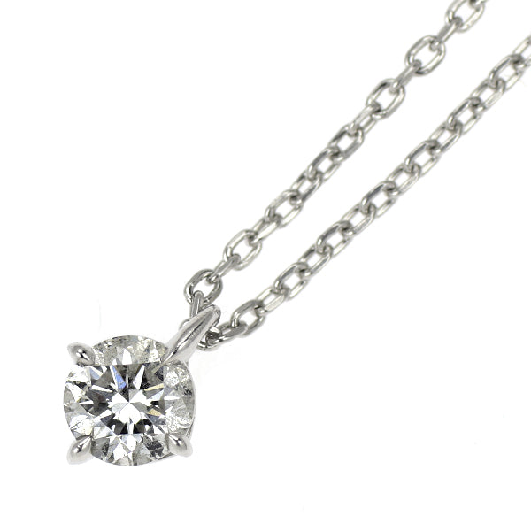 スタージュエリー Pt950 ダイヤモンド ペンダントネックレス 0.15ct クロッシングスターセッティング