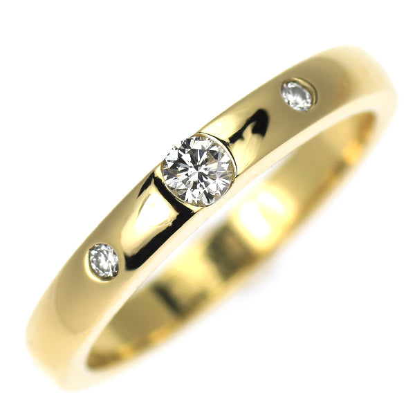スタージュエリー K18YG ダイヤモンド リング 0.09ct