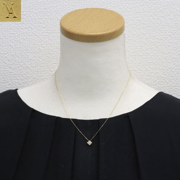 ヴァンドーム青山 K18YG ダイヤモンド ペンダントネックレス 0.11ct
