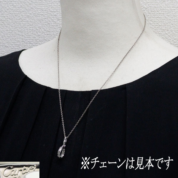 カルティエ K18WG チャーム ラブ