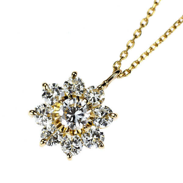 K18YG ダイヤモンド ペンダントネックレス 1.00ct