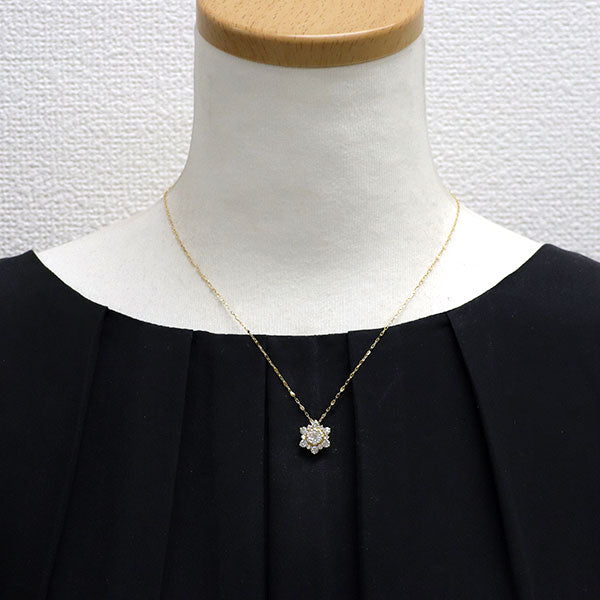 K18YG ダイヤモンド ペンダントネックレス 1.00ct
