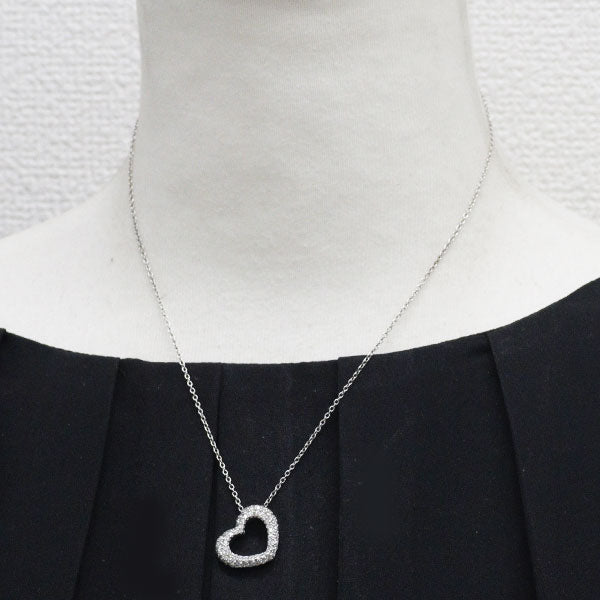 ポンテヴェキオ K18WG ダイヤモンド ペンダントネックレス 0.76ct エモツィオーネ ラテ