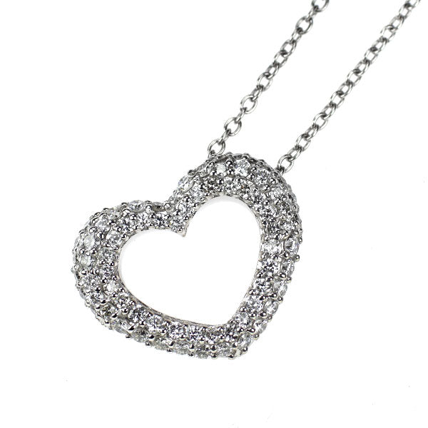 ポンテヴェキオ K18WG ダイヤモンド ペンダントネックレス 0.76ct エモツィオーネ ラテ