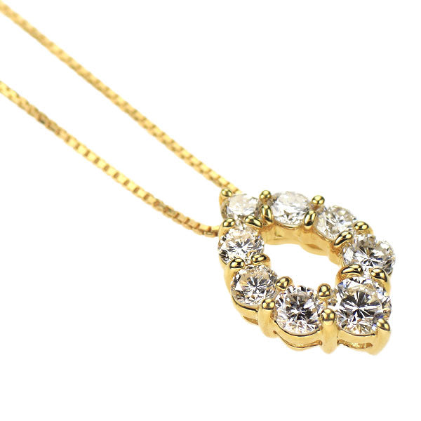 K18YG ダイヤモンド ペンダントネックレス 1.00ct