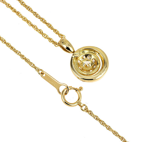 K18YG ダイヤモンド ペンダントネックレス 0.50ct