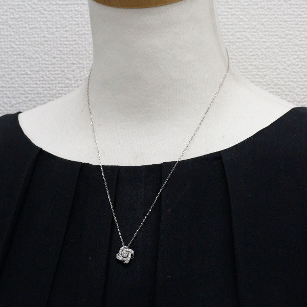 Pt950/ Pt850 ダイヤモンド ペンダントネックレス 0.23ct D0.35ct