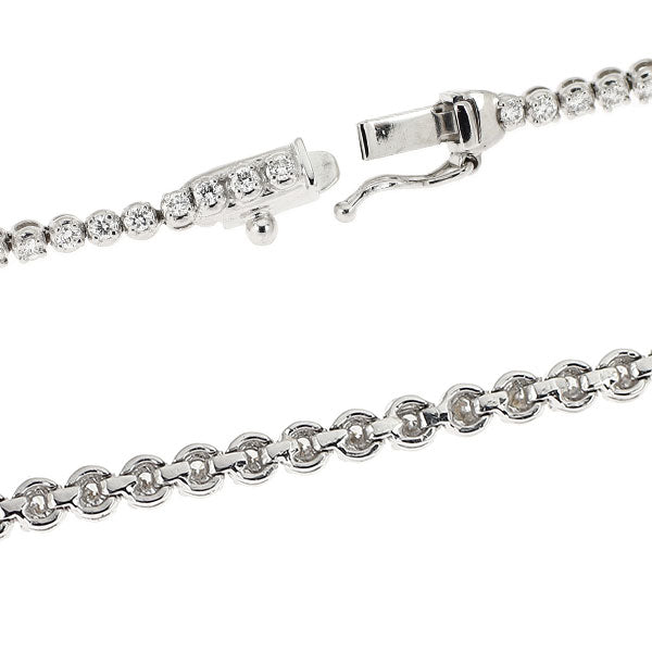K18WG ダイヤモンド テニスブレスレット 1.20ct