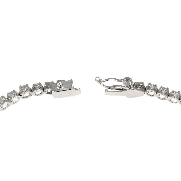 K18WG ダイヤモンド テニス ブレスレット 2.00ct