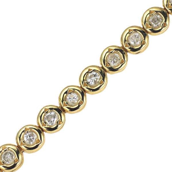K18YG ダイヤモンド ブレスレット 1.00ct テニス