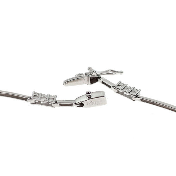 K18WG ダイヤモンド ブレスレット 1.00ct