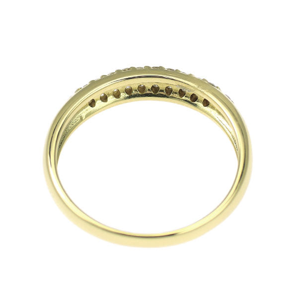 K18YG ダイヤモンド リング 0.22ct