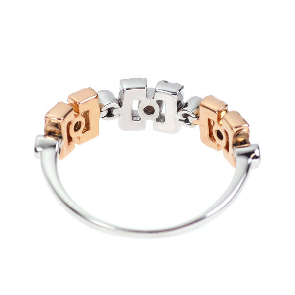 K18WG/PG ダイヤモンド リング 0.39ct
